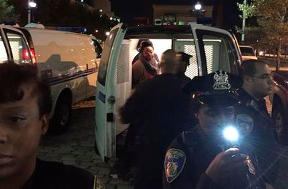 VIDEO: Baltimore Activists Invade City Hall, Yell at Police Officers and Stage Overnight Occupation; Several Arrests Made