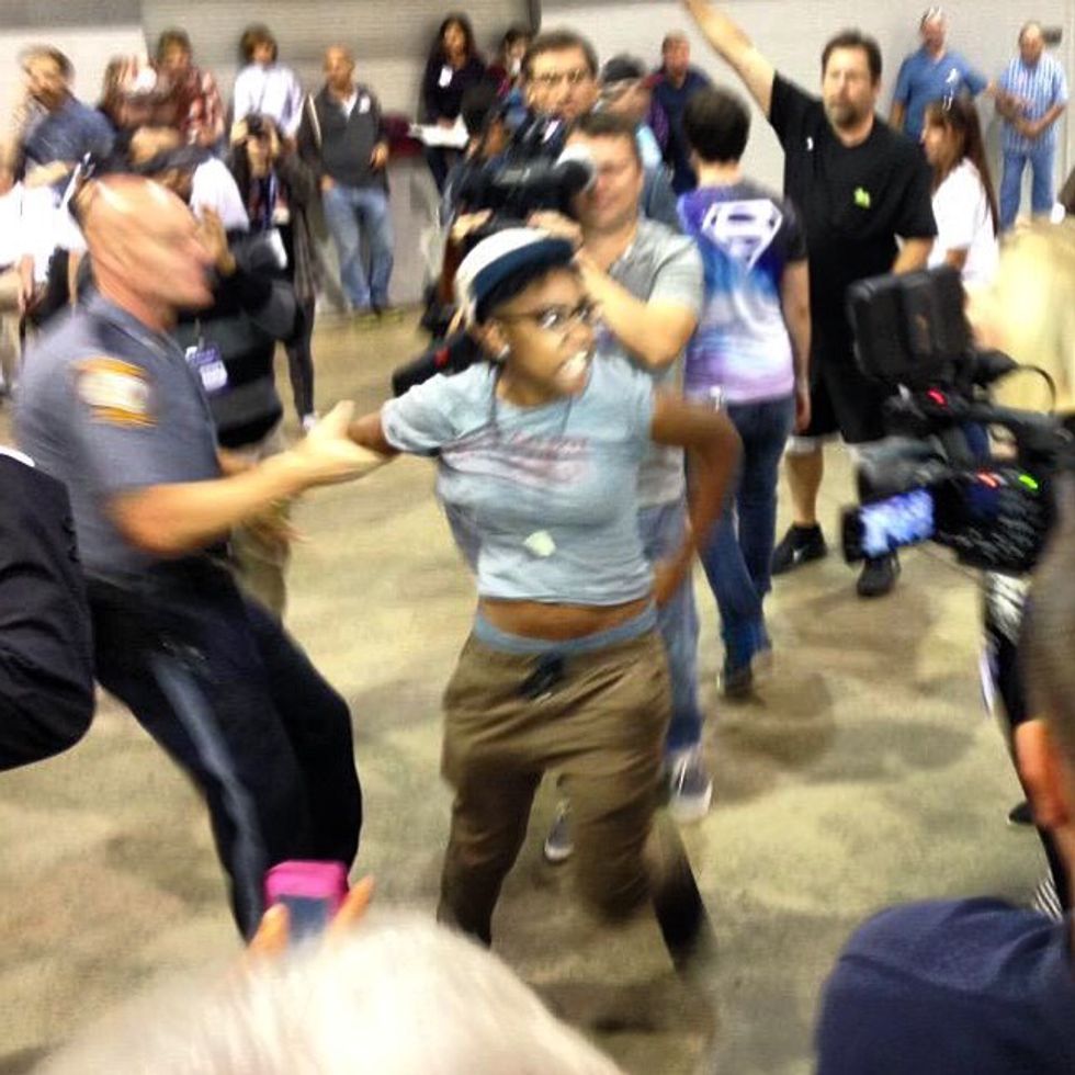 VIDEO: Heated Clash Between Trump Supporters, Protesters Turns Physical