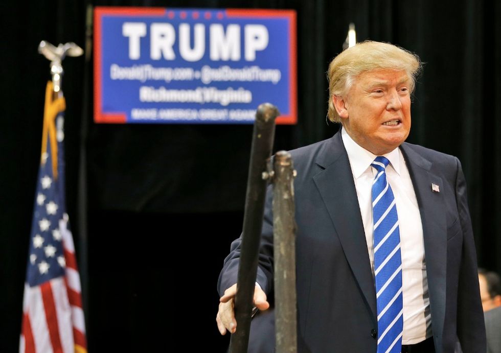 Backing away from Aerosmith's 'Dream On,' Donald Trump opens Richmond campaign rally with...
