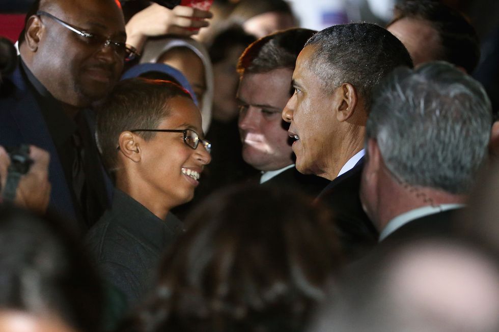 ‘Clock Kid’ Ahmed Mohamed Visits White House, Meets Obama