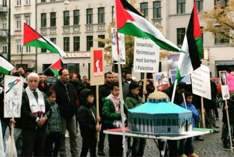 Swedish Lawmakers Attended Pro-Palestinian Rally Featuring Arabic Chants of 'Slaughter the Jews