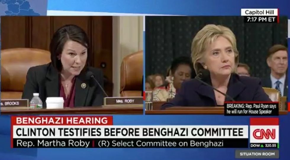 Hillary Scolded by Congresswoman for Her Bizarre Reaction to Question: 'I Don't Find It Funny