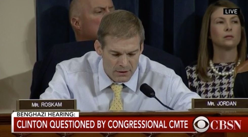 Jim Jordan Angrily Snaps at Democrat When Interrupted: 'We Want the Record So We Can Get the Truth!