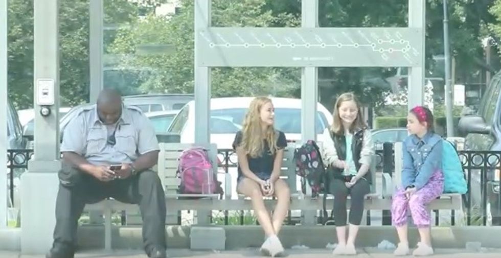 Strangers React Exactly How You'd Want Them to When They Saw a Girl Getting Bullied at a Bus Stop