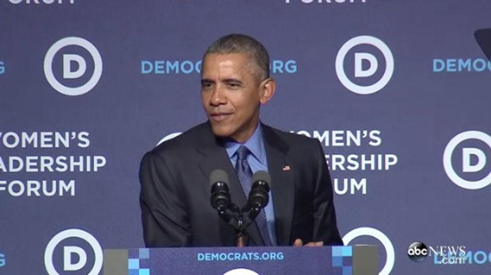 At DNC Event, Obama Says Republicans Are Like 'Grumpy Cat' — Watch What He Does Seconds Later