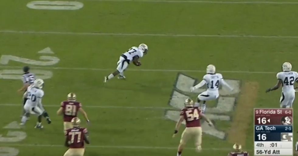 Underdogs Block Field Goal on Final Play to Keep Nailbiter Tied. Then One Guy Scoops Up the Ball, the Clock Runs Out and the Drama Really Begins.