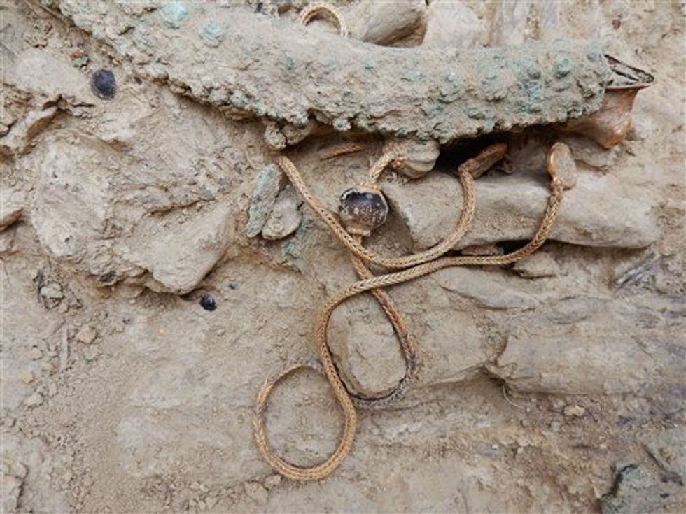 Archaeologists Discover 'One of the Most Magnificent Displays of Prehistoric Wealth' in 3,500-Year-Old Warrior Tomb