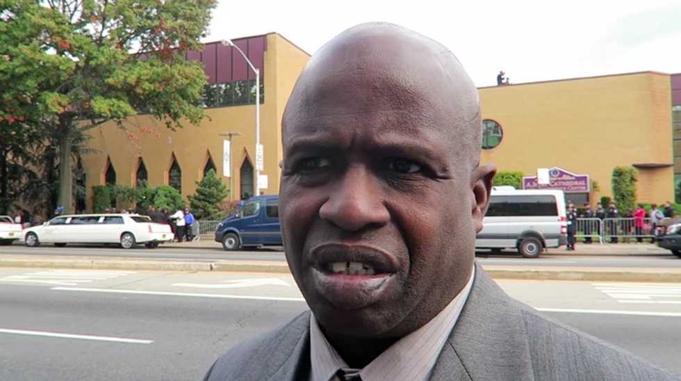 See Answer Blue Lives Matter Activist Gives When Asked Why He Thought Al Sharpton Agreed to Speak at Slain NYPD Officer's Funeral