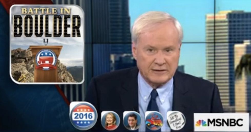 Chris Matthews: 'America Isn't Mad Enough' to Elect a President Ted Cruz