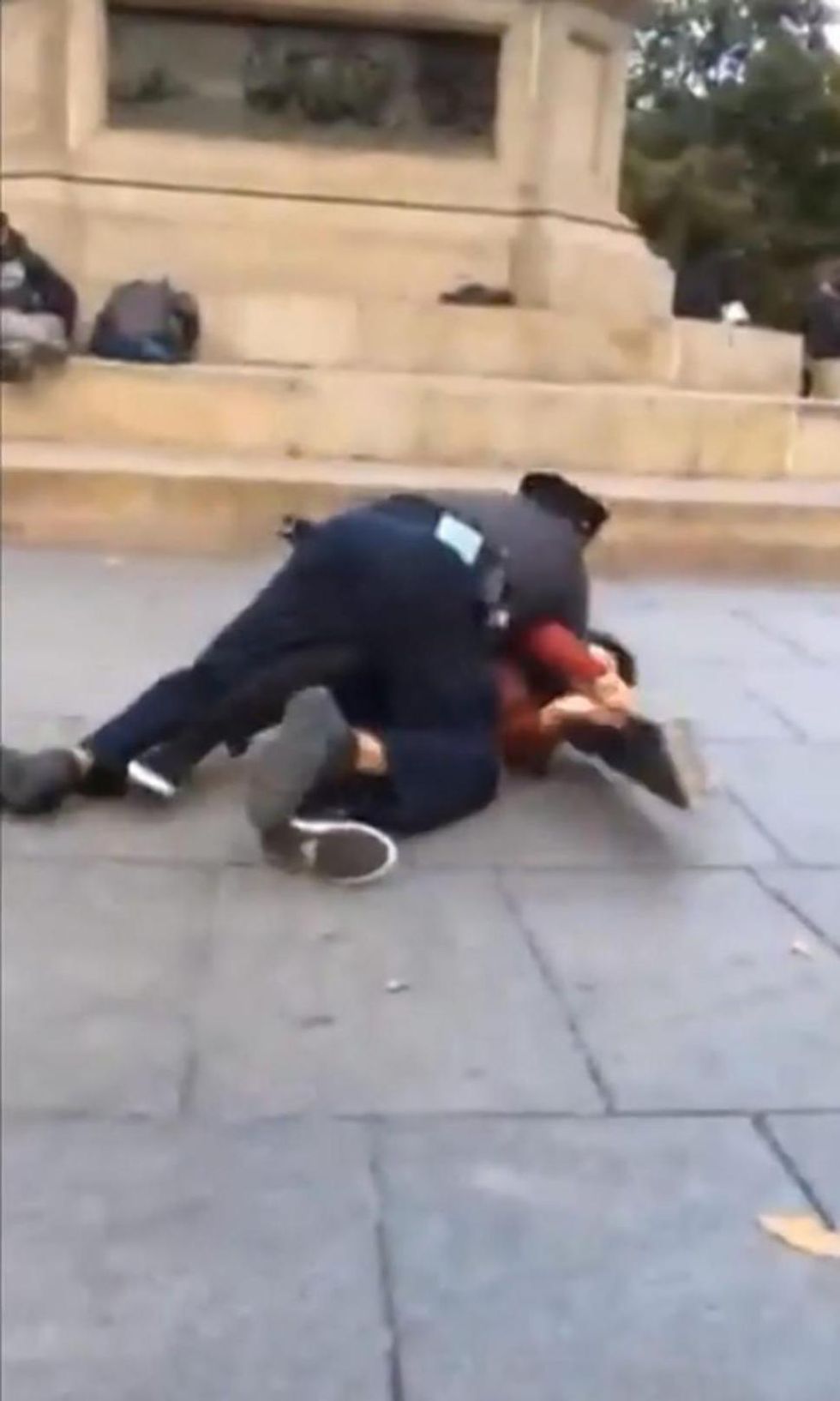Officer Accused of Using Illegal Maneuver During Confrontation With Skater After Witness Video Surfaces