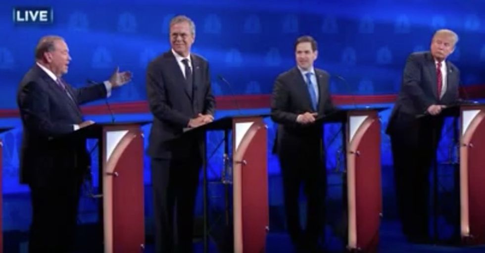 CNBC Moderator Asks Question Rubio Calls 'Unreal,' Trump Says Is 'Nasty' and Crowd Immediately Boos