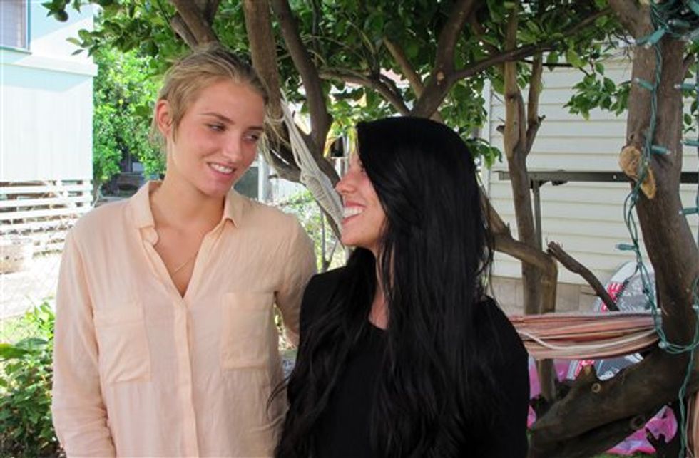 Lesbian Couple Accuses Officer of Arresting Them for Kissing in Store