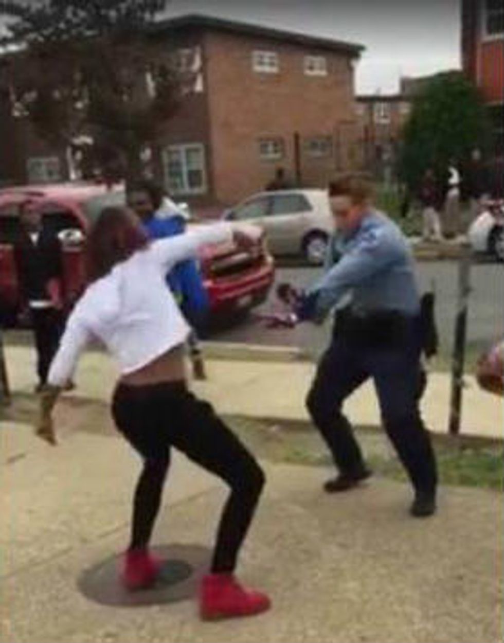 Cops Breaking Up Fight Call for Backup as Situation Grows Tense — Then Teen Makes Unexpected Move Resulting in Epic Scene