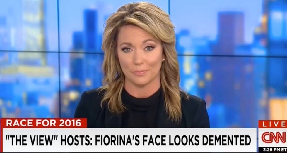 CNN Host Shreds 'The View' for 'Double Standard' on Fiorina: 'I Saw Something Today That Angered Me