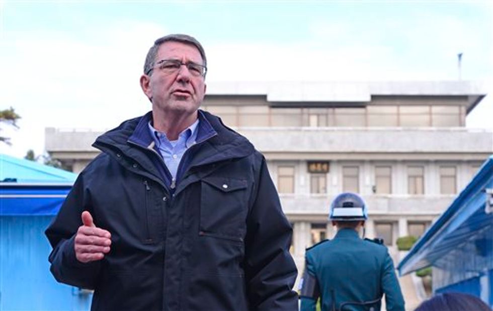 Defense Secretary Carter's Message for North Korea: 'They Should Be on a Path of Doing Less