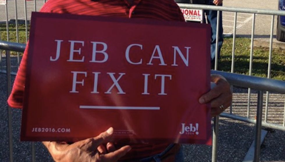 Jeb Can Fix It': Bush Campaign's New Slogan Mocked on Twitter