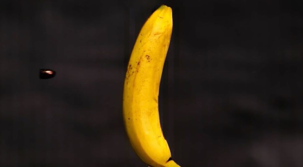 Watch This Banana, and Other Everyday Objects, Get Hit By a Bullet in Super Slow Motion