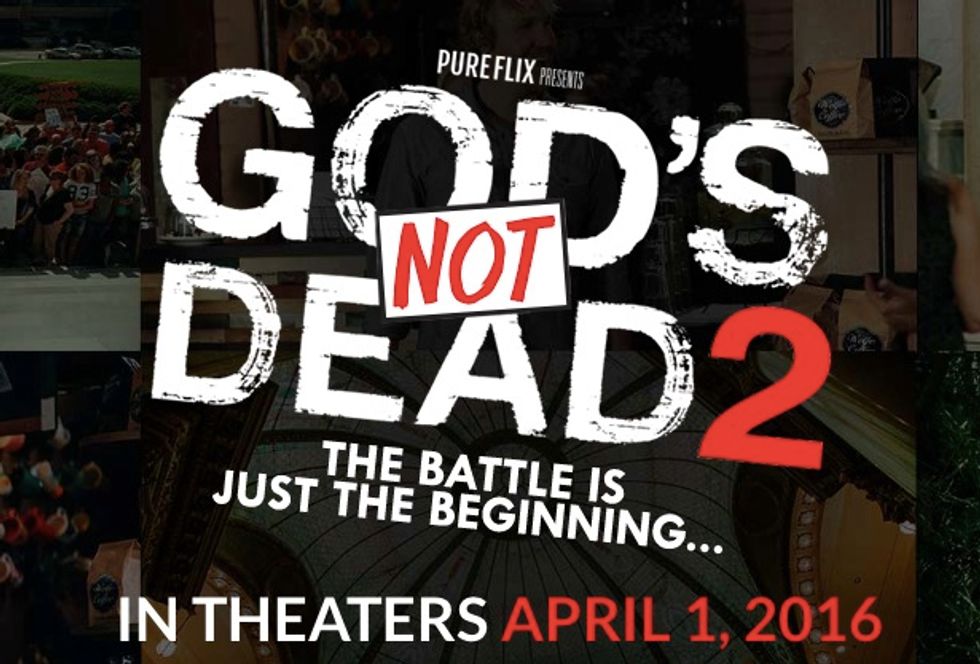 Threat to Freedom Highlighted in 'God's Not Dead 2