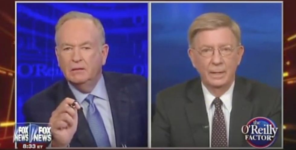 You're a Hack!': Bill O'Reilly Absolutely Explodes on George Will During Extremely Heated Segment 