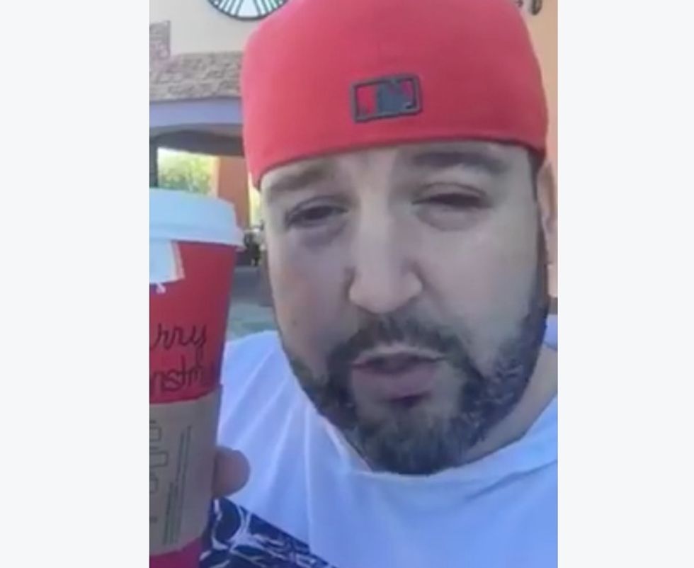 If Given a Sharpie, Here's What the Guy Behind the Now-Viral Starbucks Christmas Cup Outrage Would Do
