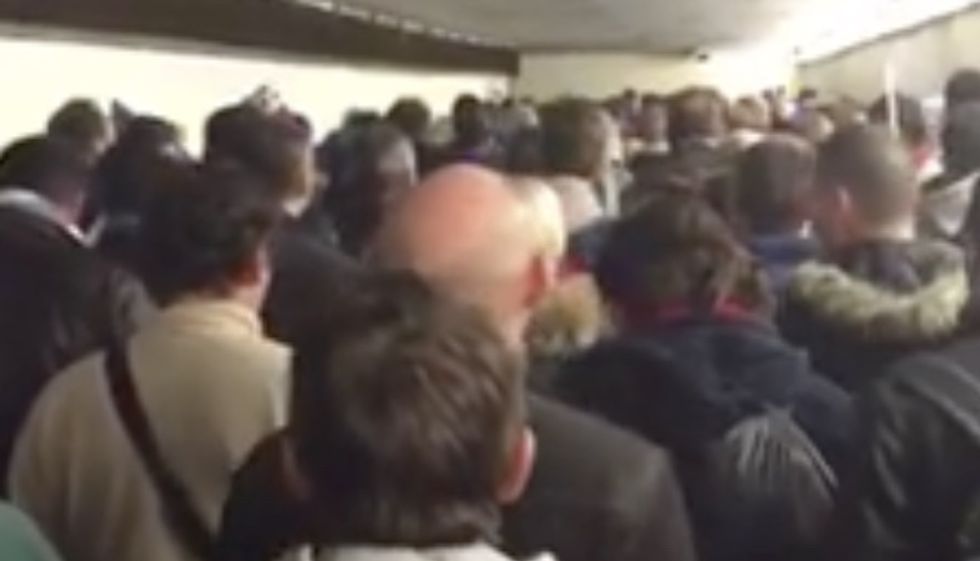 Hear the Moment Soccer Fans Sing French National Anthem as They Exit Stadium