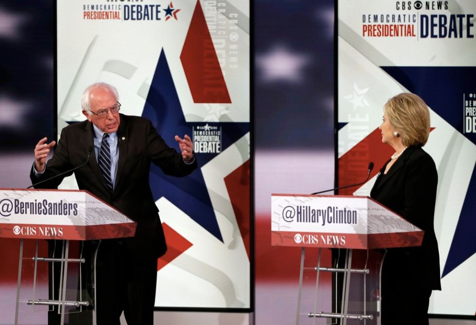 When Sanders Presses Her on Wall Street Contributions, a Seemingly Offended Clinton Offers Bizarre Rebuttal