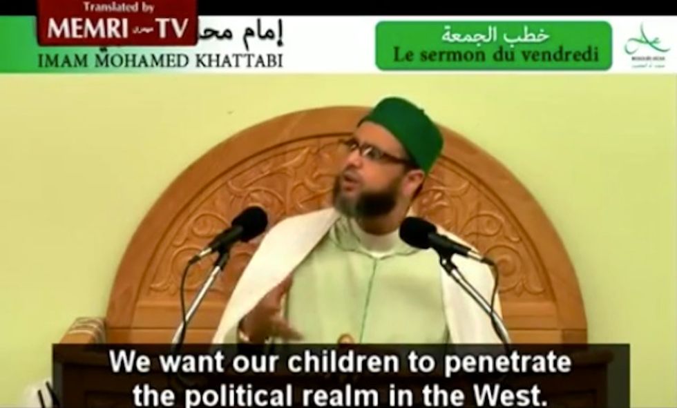 On Day of Paris Attacks, French Imam Calls on Muslims to Use Western Laws to One Day  ‘Rule' France, Belgium, Germany and Britain