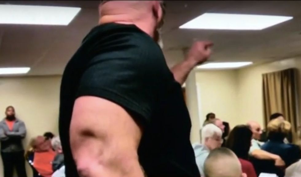 Every Muslim Is a Terrorist!': Men Caught on Video Unleashing Anti-Islam Rants at Public Meeting for Proposed Mosque Construction