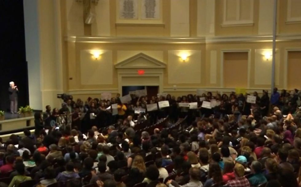 Students Take Over College Forum on Race, Read Off List of 50 Demands: ‘A Collective Response to Anti-Blackness’