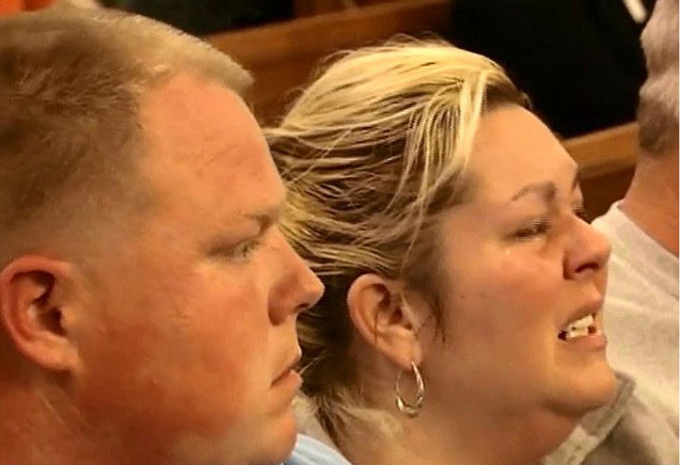 The Moment Devastated Parents Come Face-to-Face With the Man Who Allegedly Raped, Murdered Their 7-Year-Old Daughter