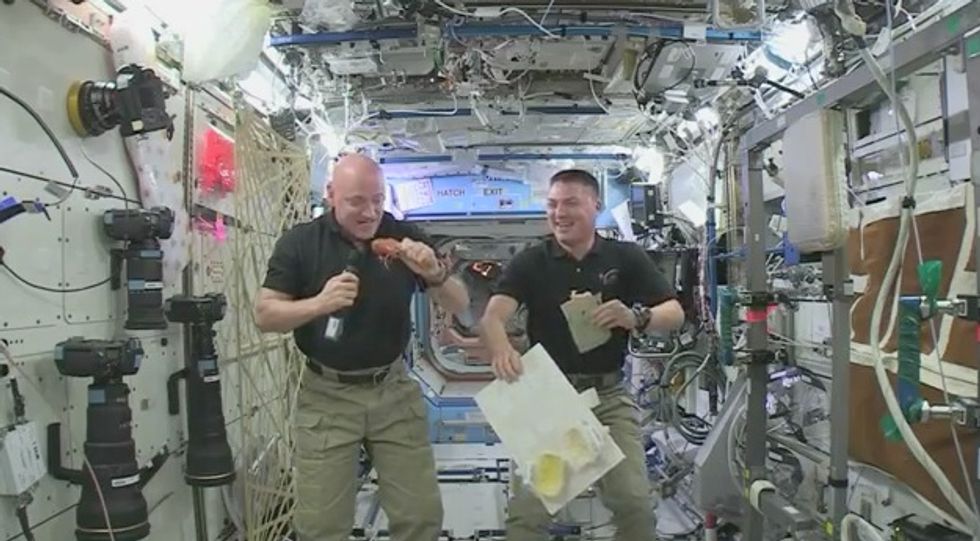 NASA Commander Has a Patriotic Message of Thanks for This Thanksgiving — and Shares What He’ll Be Eating in Space This Year
