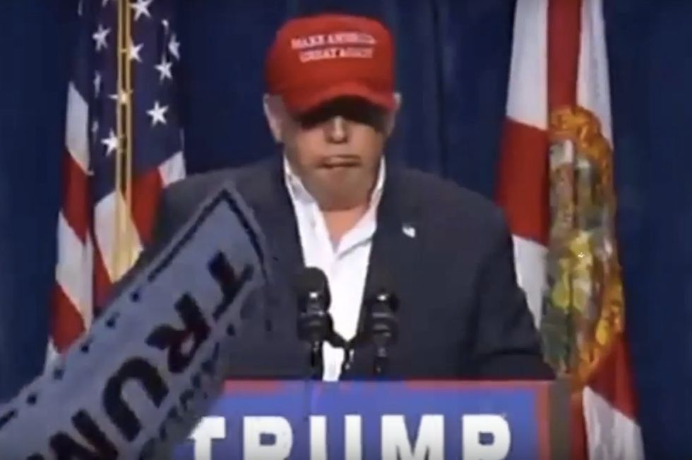 Donald Trump Takes 'Diplomatic' Approach When Another Heckler Interrupts His Campaign Speech