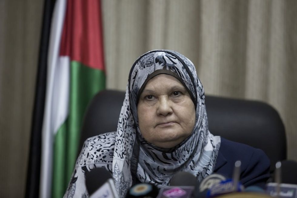 Palestinian Minister Boasts Palestinian Women Are Unique Because They Celebrate Dead Sons. Guess Where She Reportedly Was Educated.