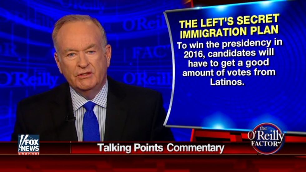 Bill O'Reilly Concludes Talking Points Memo With 13-Word Claim Sure to Rile Up Political Left