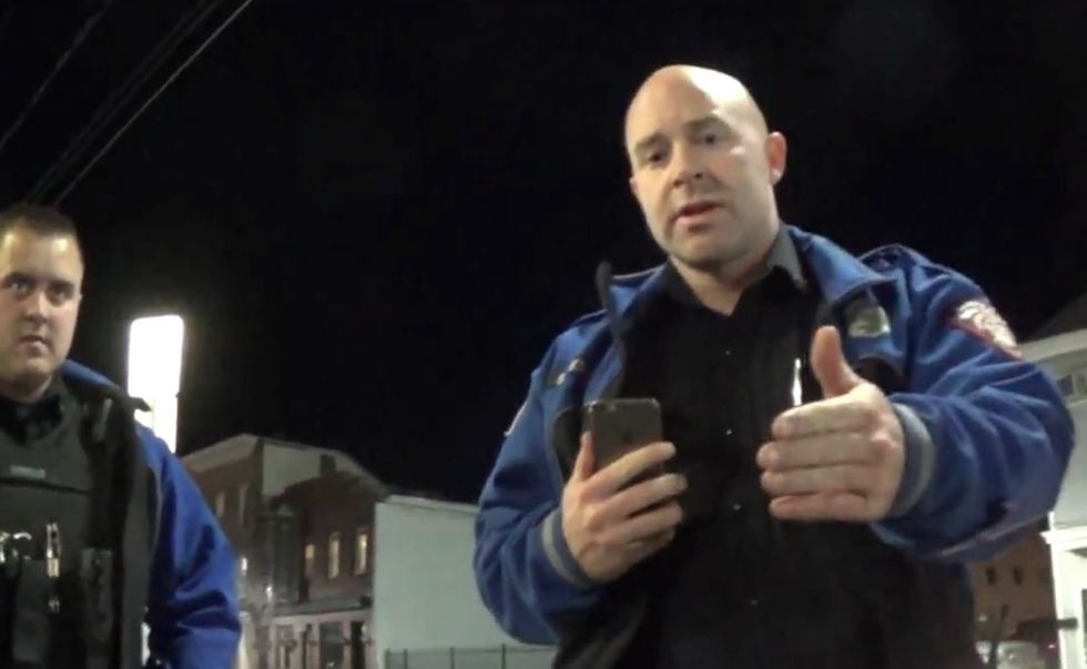 Arrogant' Man Pretends to Drink From 'Beer' Bottle in Front of Police Station, Records Chat With Confronting Cops. Guess Who Says 'You're Dismissed.