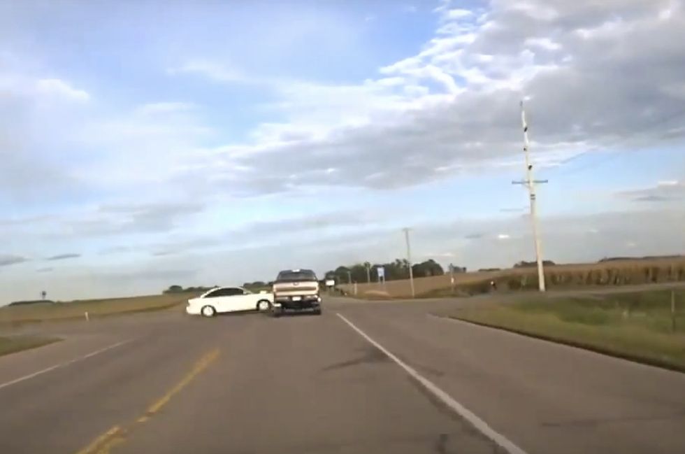 Gut-Wrenching Dashcam Video Shows How Close a Drunk Driver Comes to Dealing Out Disaster in a Split Second