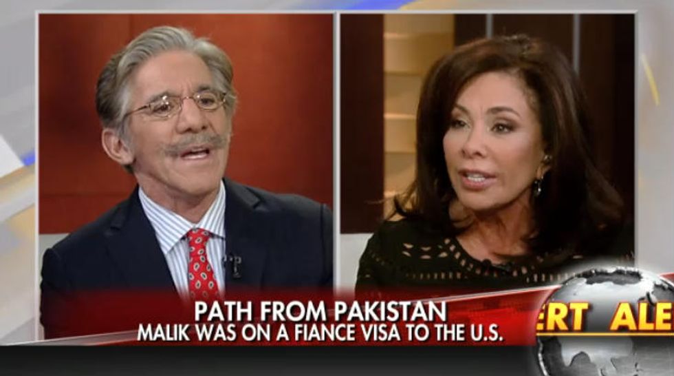 Judge Jeanine Lets Loose on Geraldo Over Radical Islam: 'They Are Coming Here to Kill Us