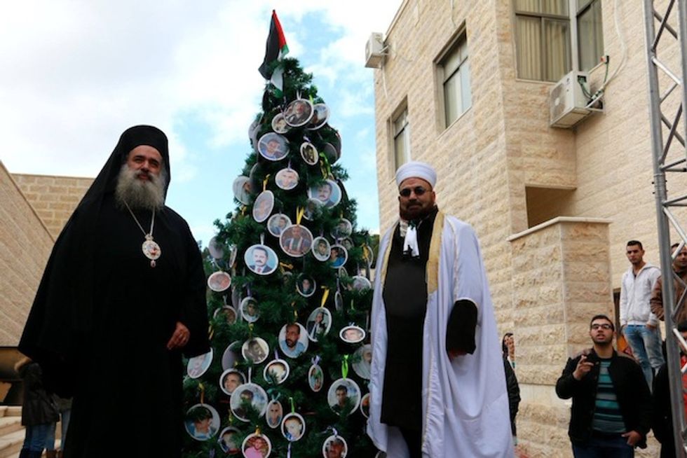 Ornaments on This Palestinian Christmas Tree Are Not Exactly Little Angels