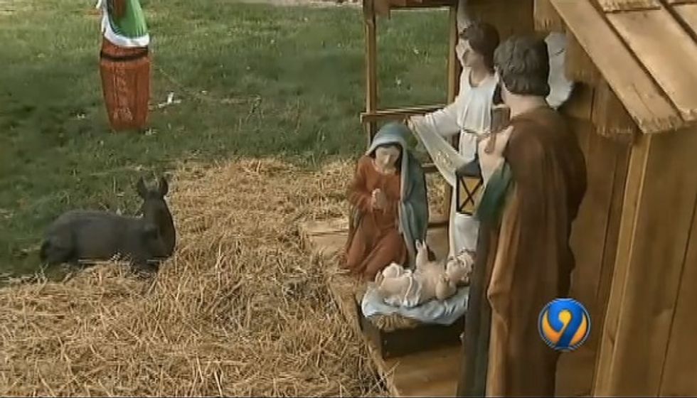 Small Town Moved Nativity Last Year to Avoid Atheists' Threats. But Officials' Bold Move One Year Later Has Reignited the Christmas Battle.