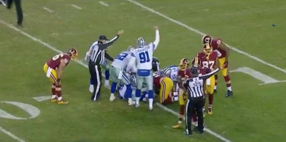 Monday Night Football's Cowboys-Redskins Game Was a 'Snoozer'...Until the Final 1:47