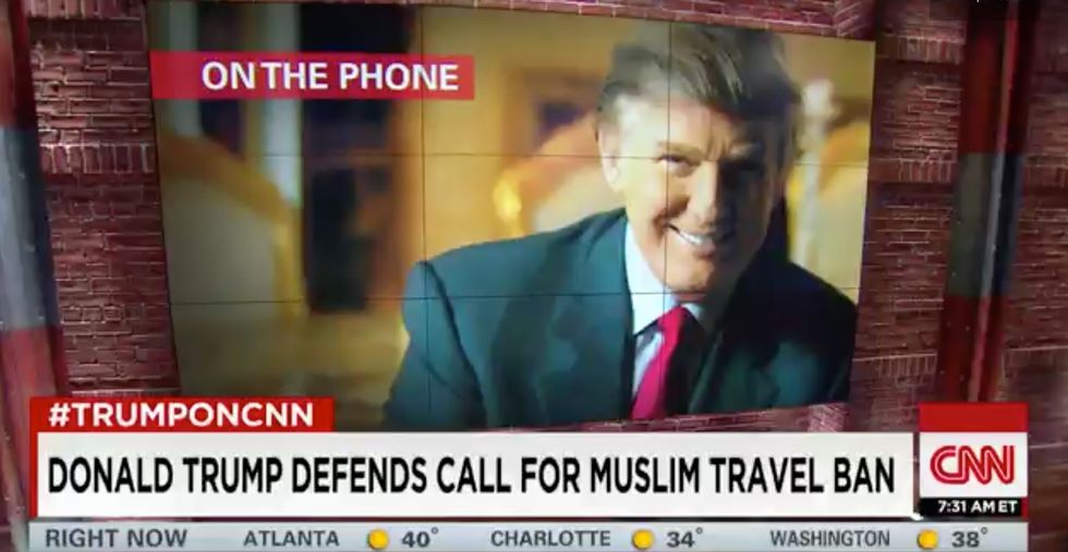 Watch Trump's Heated Confrontation With CNN Host Over Muslim Ban Proposal: ‘We Are at War’