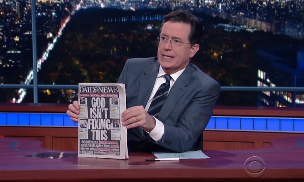 Late Night TV Host Supports 'Thoughts and Prayers' Following Shootings While Subtly Pitching for Gun Control