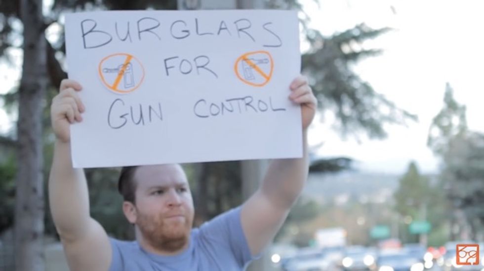 Burglars for Gun Control': Humorous 'News' Video Mocks Second Amendment Haters