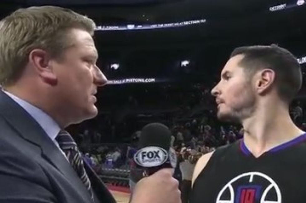 We Now Know Why NBA Star J.J. Redick Literally Ran Away From Fox Sports Anchor in Middle of Interview