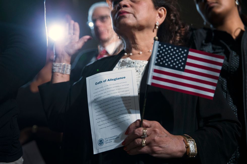 Obama Says Immigrants 'Renew America' as Dozens Are Sworn in as U.S. Citizens