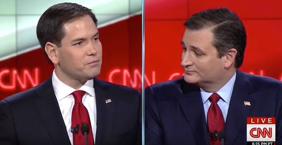 Cruz Laughs at Rubio as Florida Senator Gives This 'Very Clear' Answer to Him on Phone Records