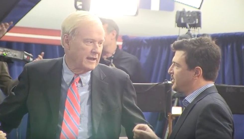 Go To Hell': Chris Matthews Grows Incensed When Conservative Reporter Asks About Thrill Up His Leg