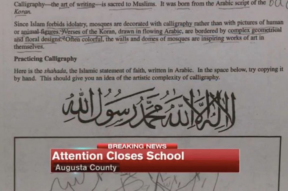 After Outrage Over Curriculum Using Muslim Statement of Faith, School District Shuts Down Friday Classes, Weekend Activities