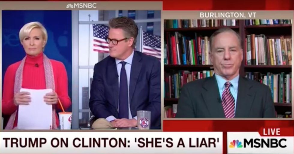 MSNBC Panel Stunned Silent After Hearing Howard Dean's Defense of Refuted Hillary Clinton Claim