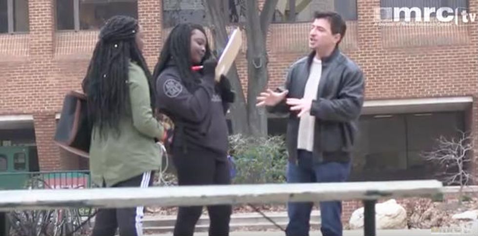 Watch What Happens When Conservative Tries to Get College Students to Boycott ‘Racist’ Song ‘White Christmas’